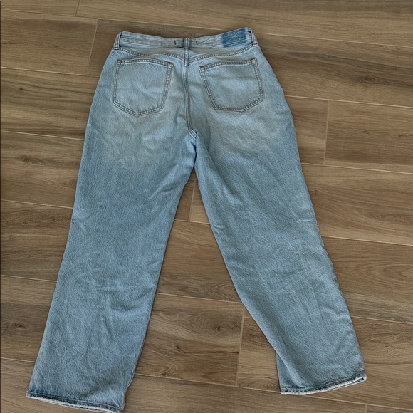 Abercrombie & Fitch Light Blue Wide Leg Jeans - Picture 6 of 7